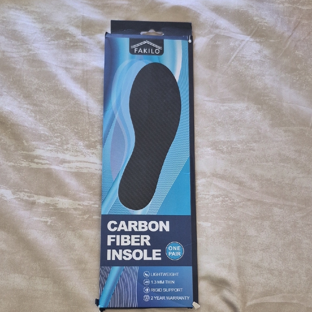 Black Carbon Fiber Insole